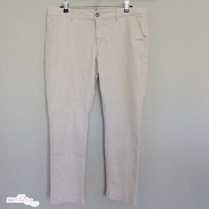 Gap Khakis Skinny Boyfriend Tan/Cream Pants